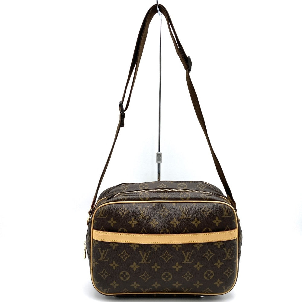 Louis Vuitton Reporter PM Shoulder Bag in Monogram Canvas and PVC in Brown, M45254
