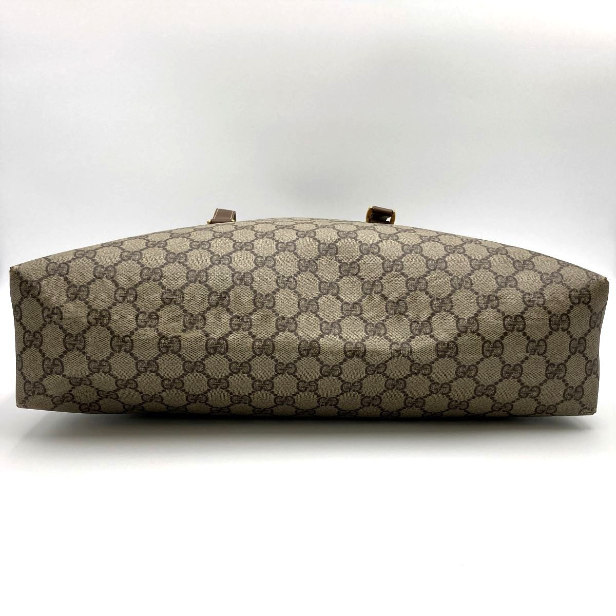 Gucci 39 02 061 Tote Bag in GG Supreme Canvas, Brown