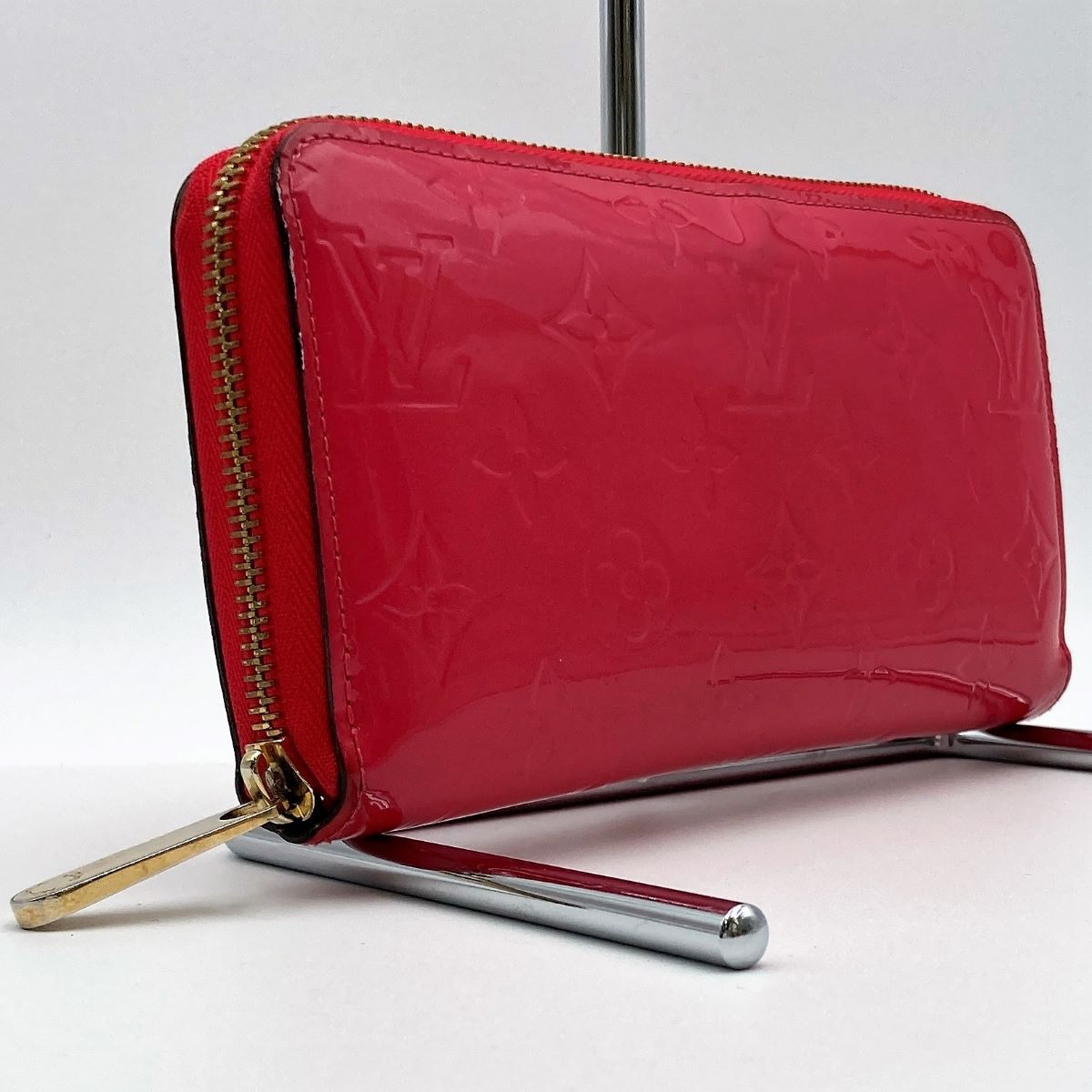 Louis Vuitton M93058 Zippy Wallet Long Wallet Vernis Pink