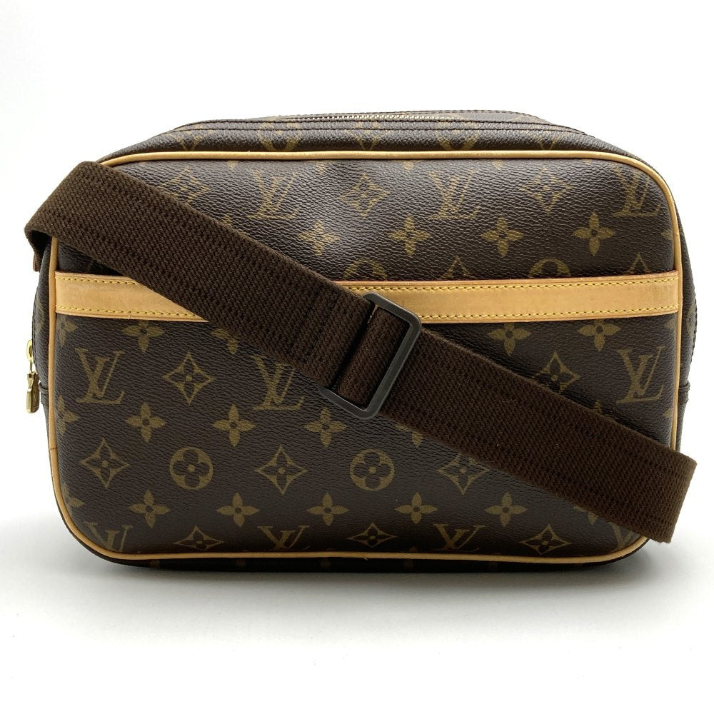 Louis Vuitton Reporter PM Shoulder Bag in Monogram Canvas and PVC in Brown, M45254