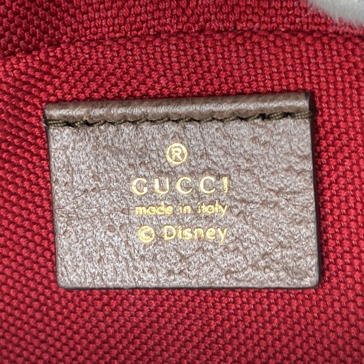 Gucci 647929 Disney Collaboration Donald Duck Second Bag GG Supreme Brown