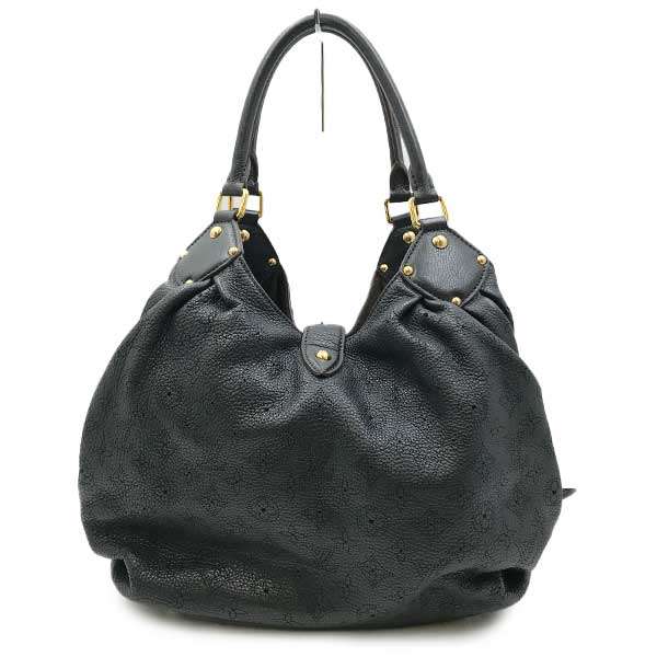 Louis Vuitton M95547/Mahina XL Monogram Mahina Shoulder Bag, Black, One-Shoulder, Monogram Mahina
