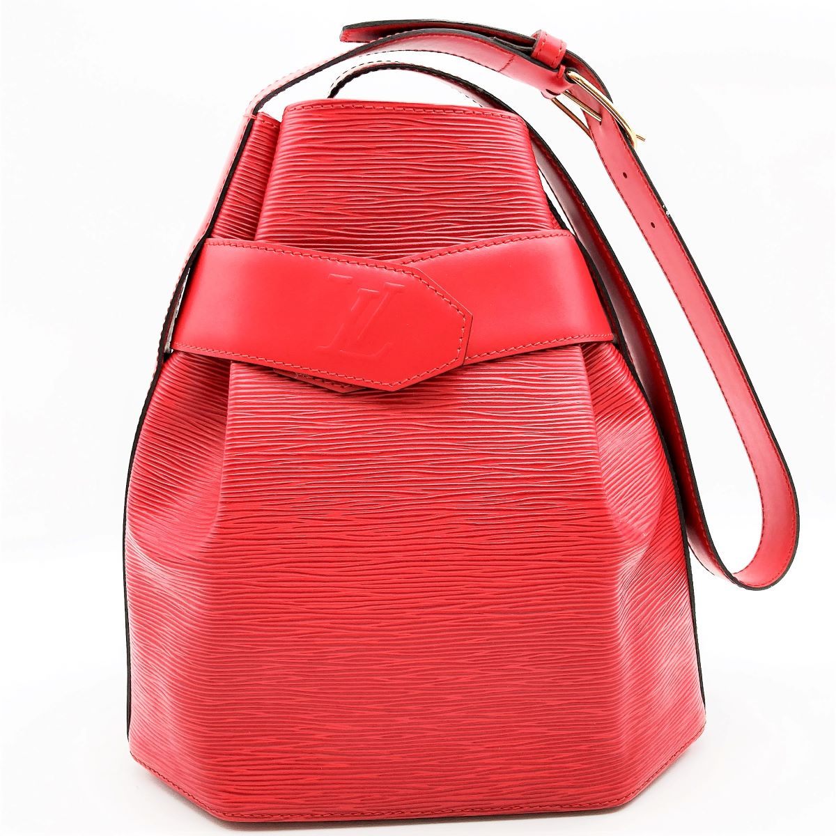 Louis Vuitton M80207/Sac de Paul PM Shoulder Bag in Epi Leather, Castilian Red