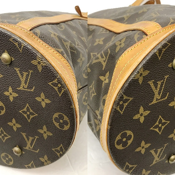 Louis Vuitton M42236/Bucket GM Monogram Shoulder Bag, One-Shoulder Bag, Brown Monogram Canvas, LV