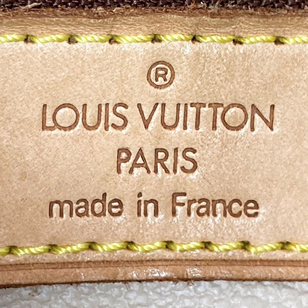 Louis Vuitton M42238 Bucket PM Tote Bag, Bucket-Shaped Bag, Monogram Canvas, Brown