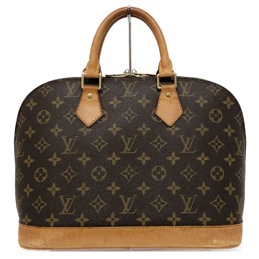 Louis Vuitton Alma (old) Monogram Handbag, Brown PVC/Leather, M51130