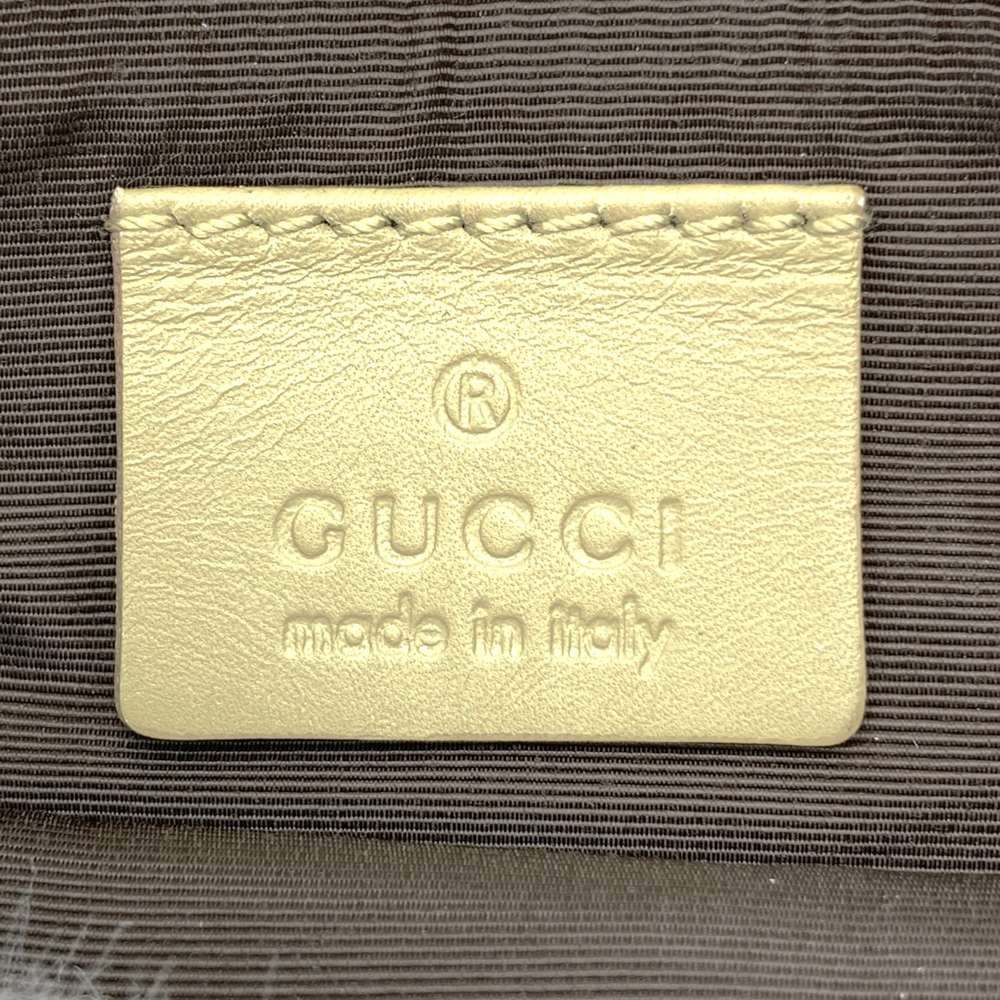 Gucci 90644 Shoulder Bag with Pouch, Beige GG Canvas with Gold Hardware