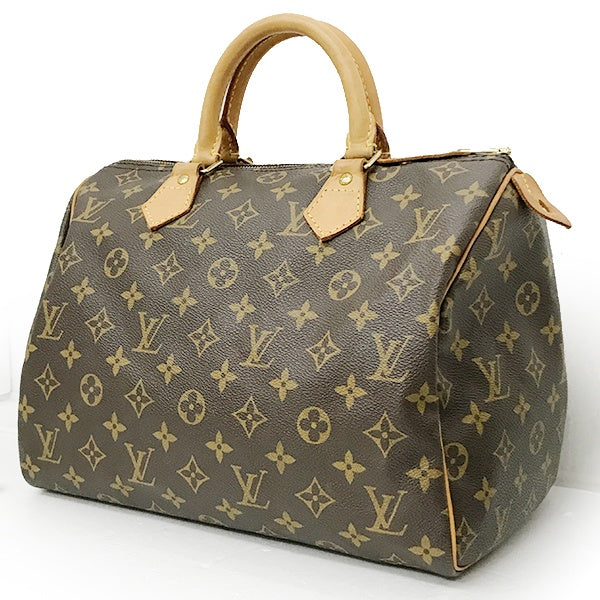 Louis Vuitton M41526/Speedy 30 (old) Monogram Handbag in Brown Monogram Canvas