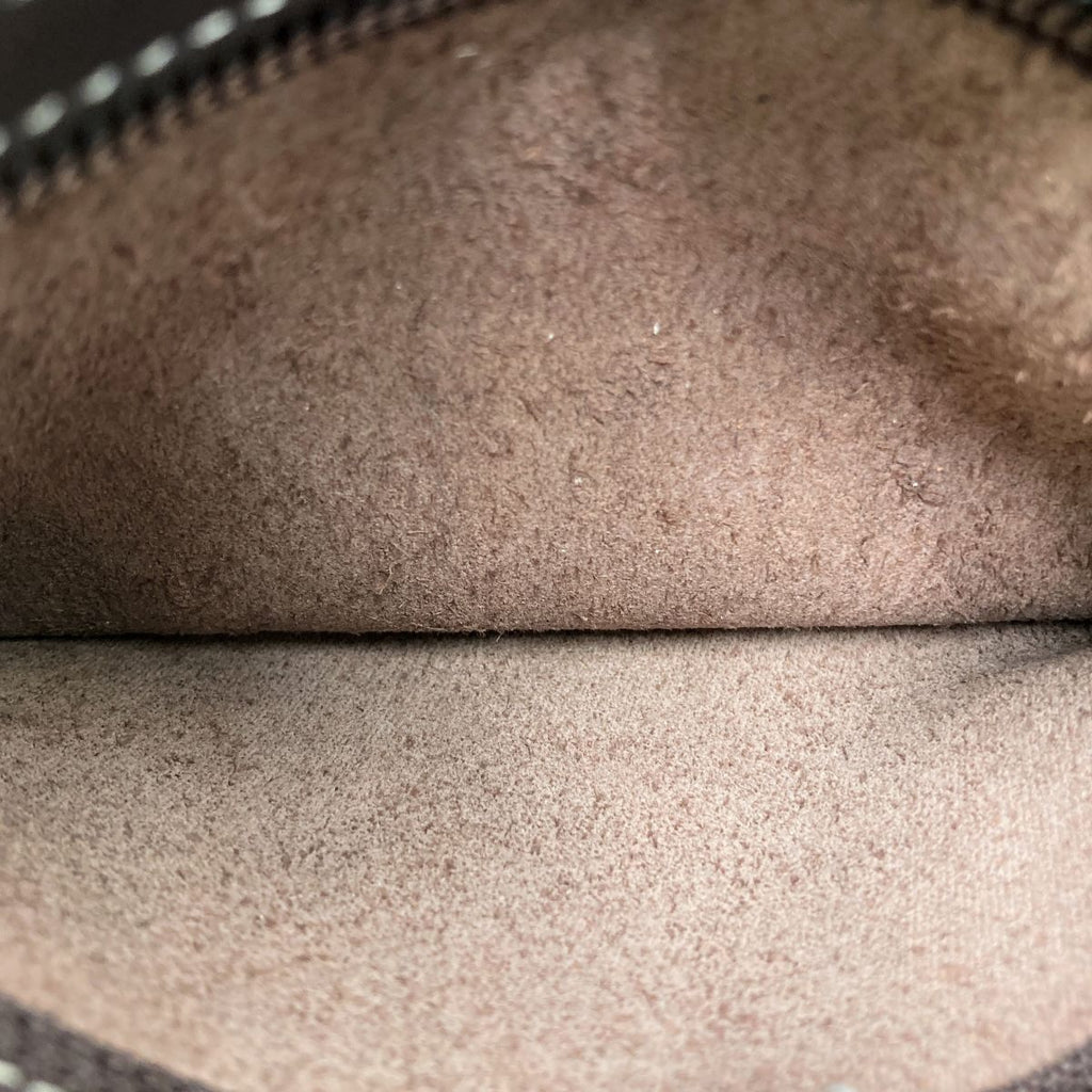 Loewe handbag in beige suede with pouch