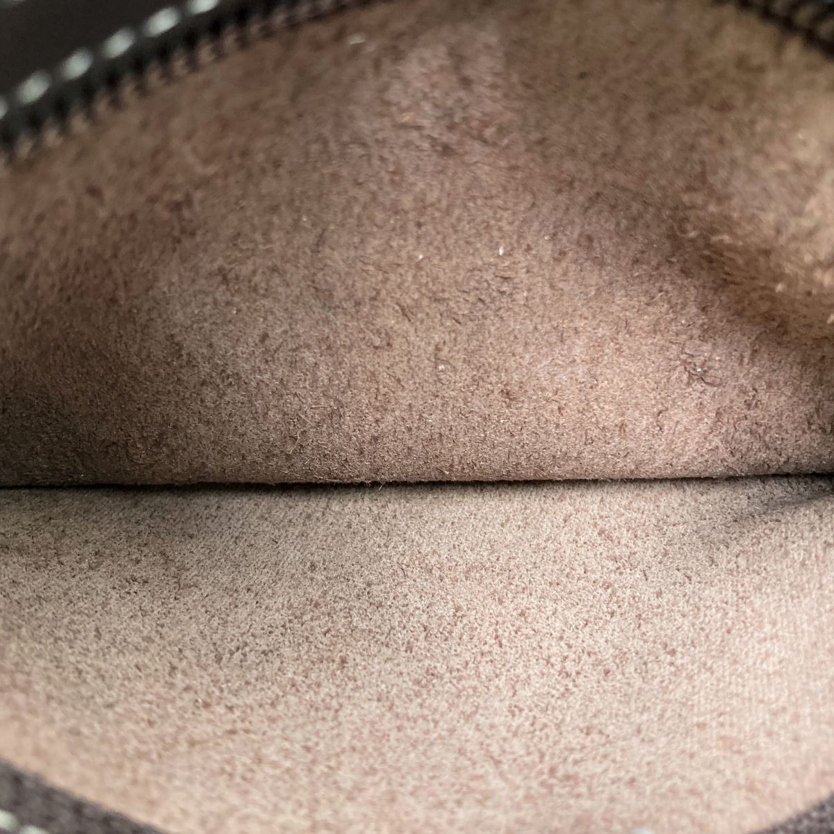Loewe handbag in beige suede with pouch