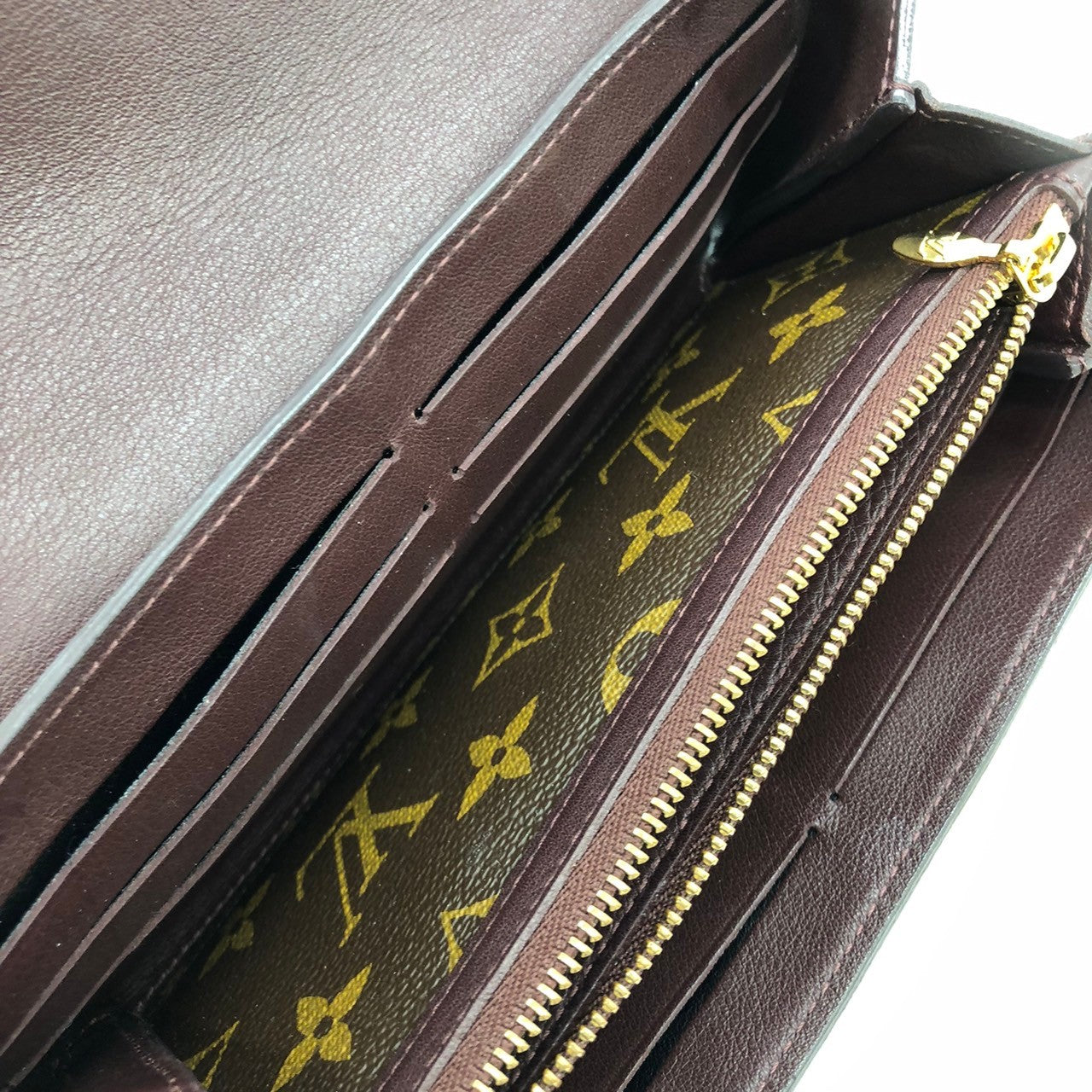 Louis Vuitton M60362 Portefeuille Elysee Long Wallet in Brown Monogram Canvas/Leather