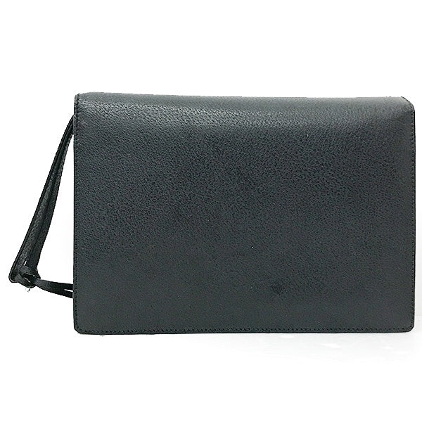 Gucci Second Bag, Business Bag, Clutch Bag, Leather, Black, 018/122