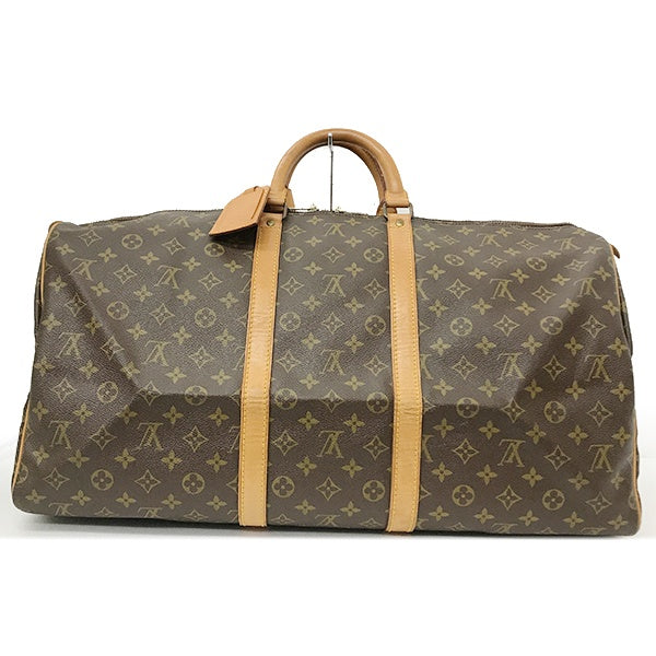 Louis Vuitton M41424/Keepall 55 Boston Bag in Brown Monogram Canvas (LV)