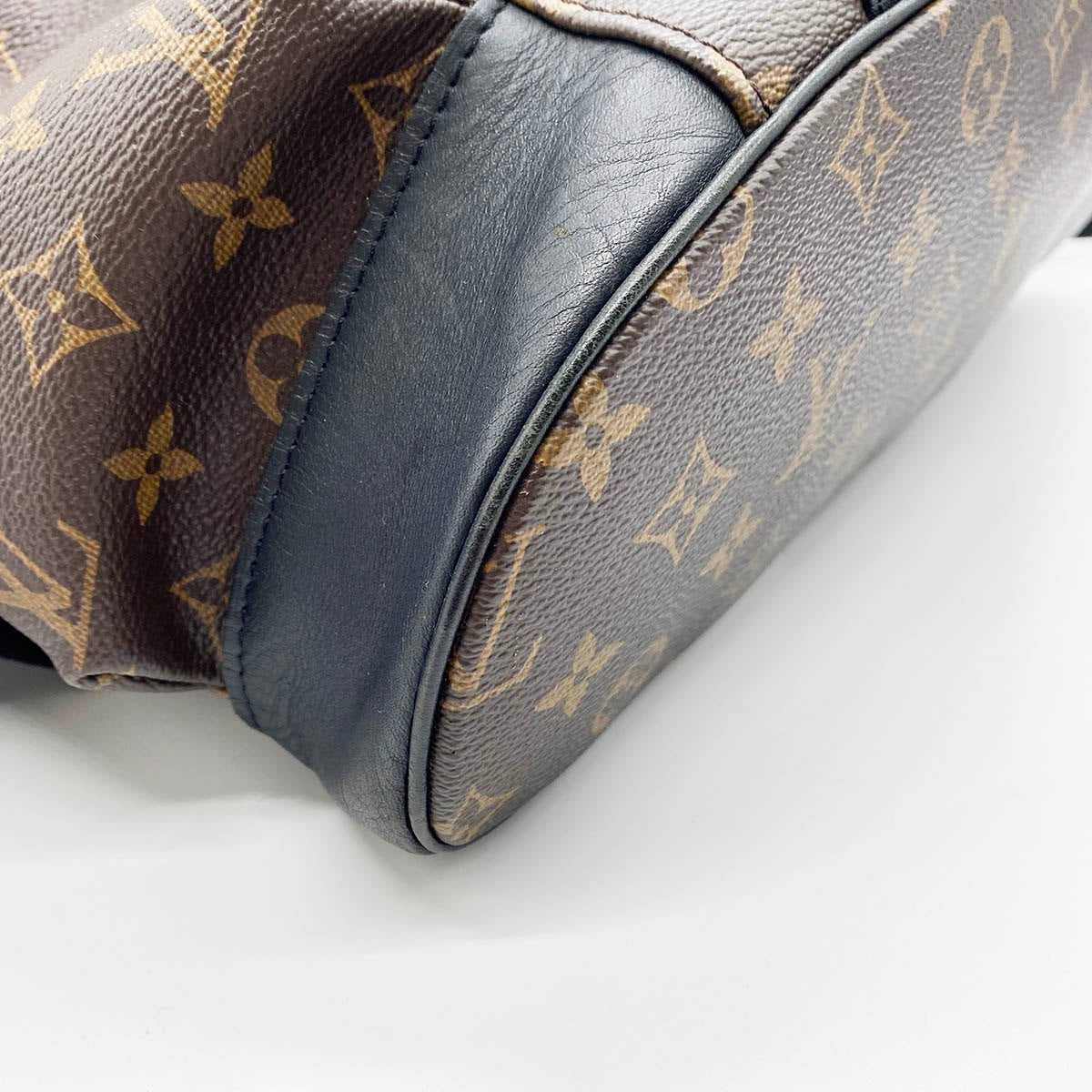 Christopher PM Backpack in Monogram Macassar Brown/Black