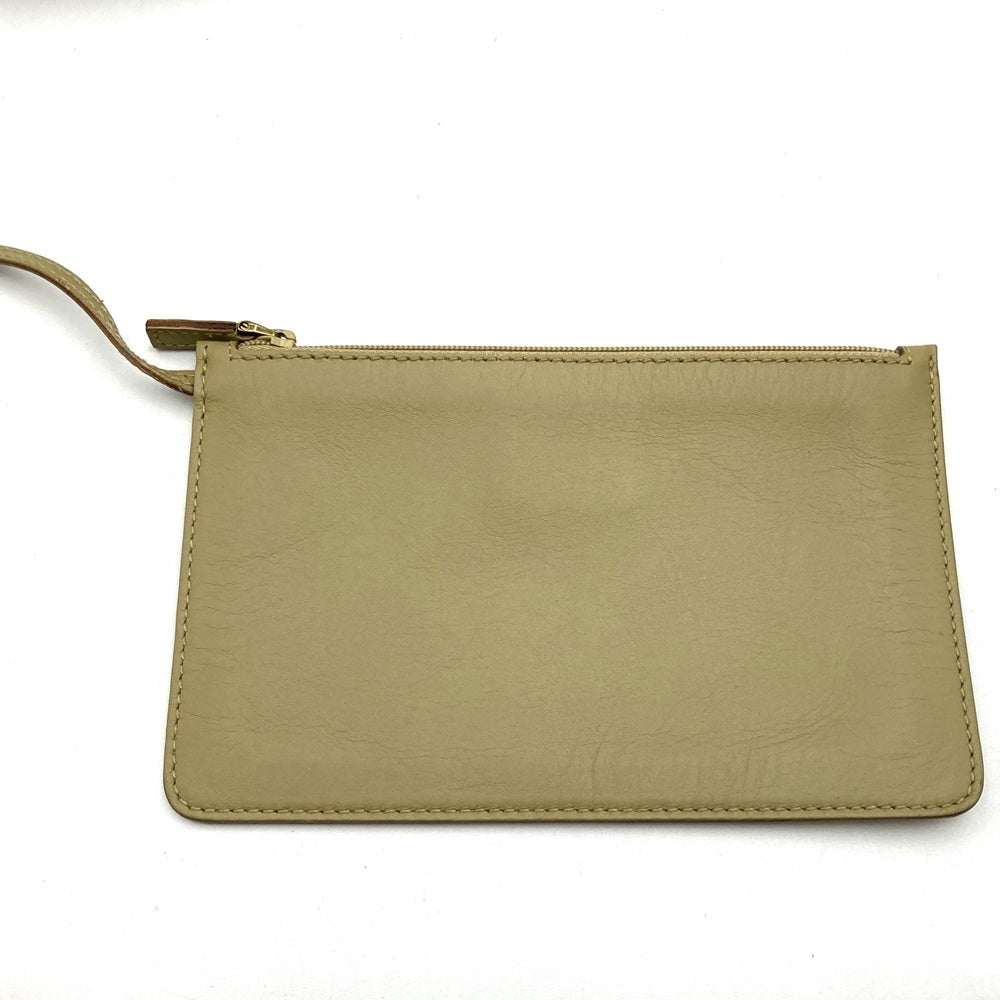 Gucci 90644 Shoulder Bag with Pouch, Beige GG Canvas with Gold Hardware