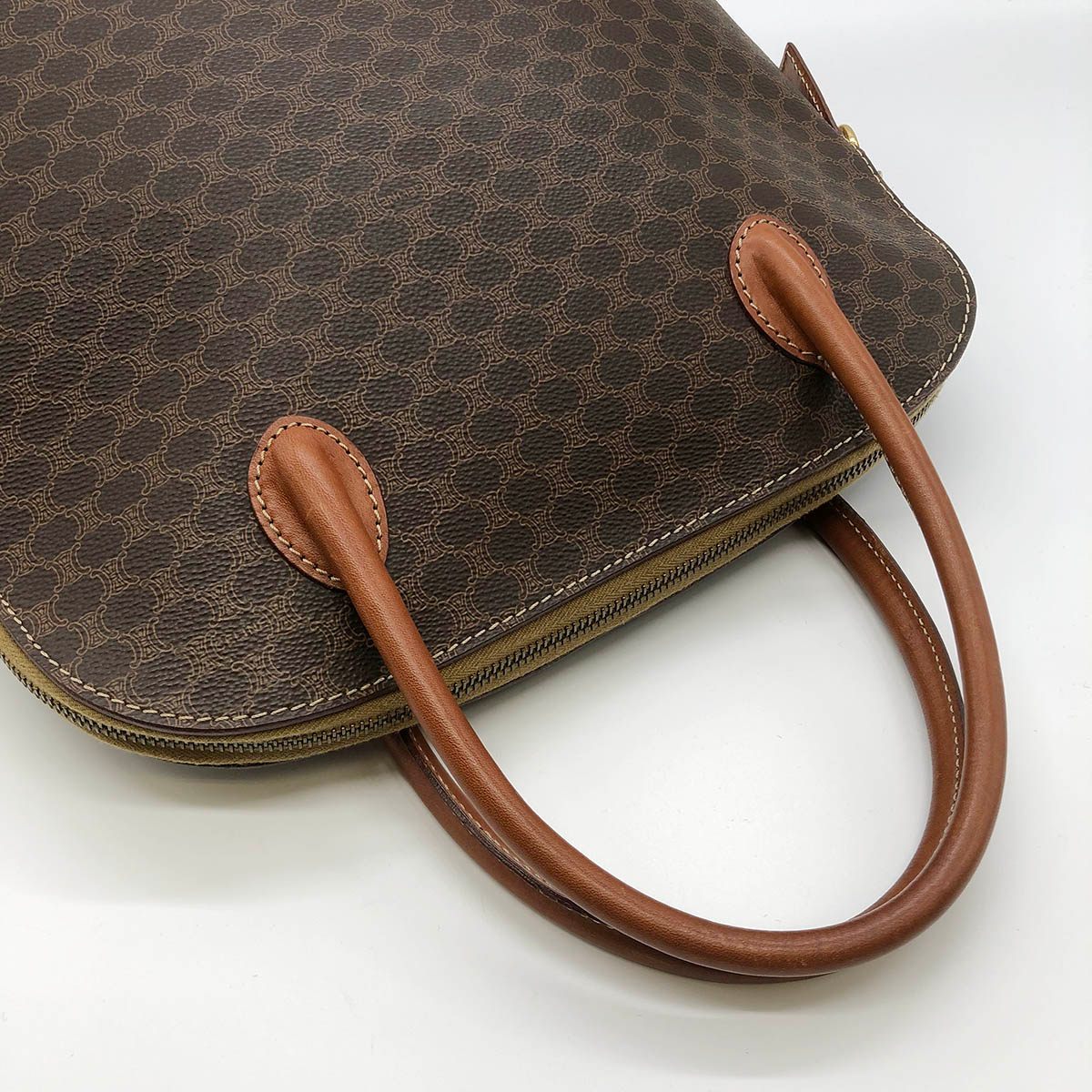 Celine M94 Handbag in Brown Macadam PVC