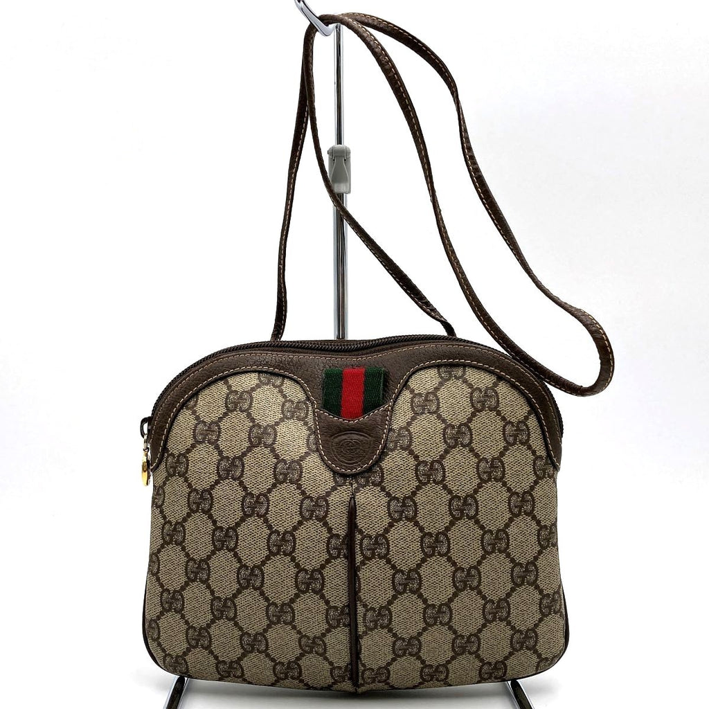 Gucci Old Gucci 004/115 Shoulder Bag GG Supreme Sherry