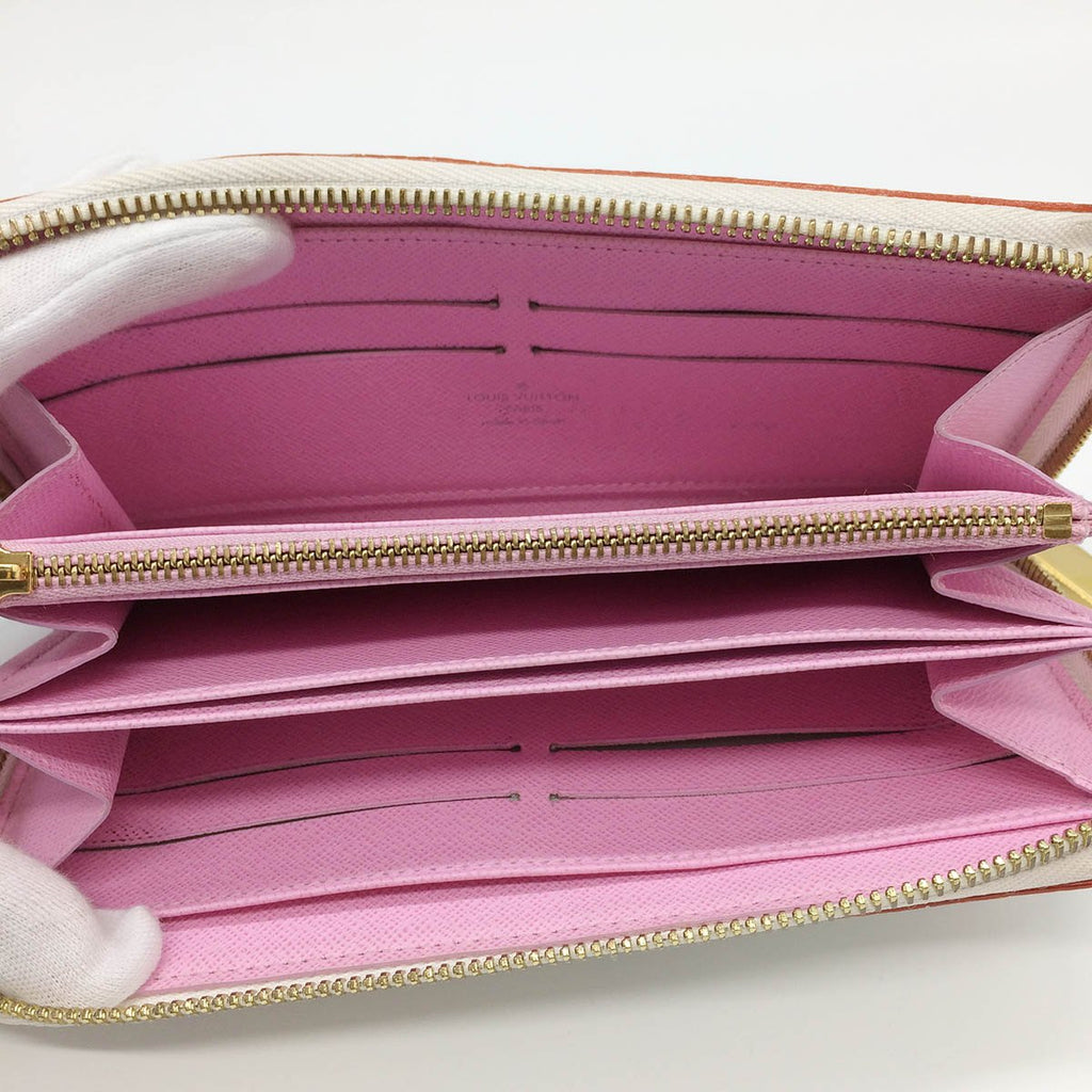 Louis Vuitton M60241 Zippy Wallet Rich Monogram Multicolor White