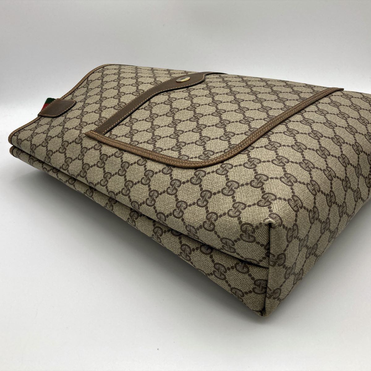 Gucci Old Gucci 39 02 003 Sherry Line Tote Bag GG Supreme Brown