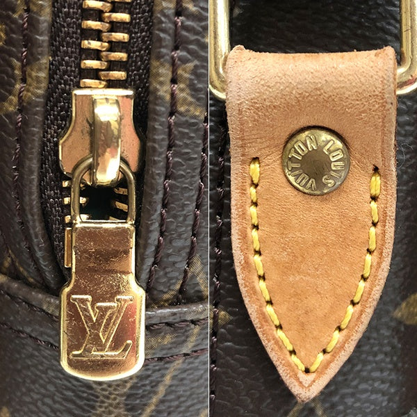 Louis Vuitton M45254/Reporter PM Shoulder Bag in Monogram Canvas and Brown