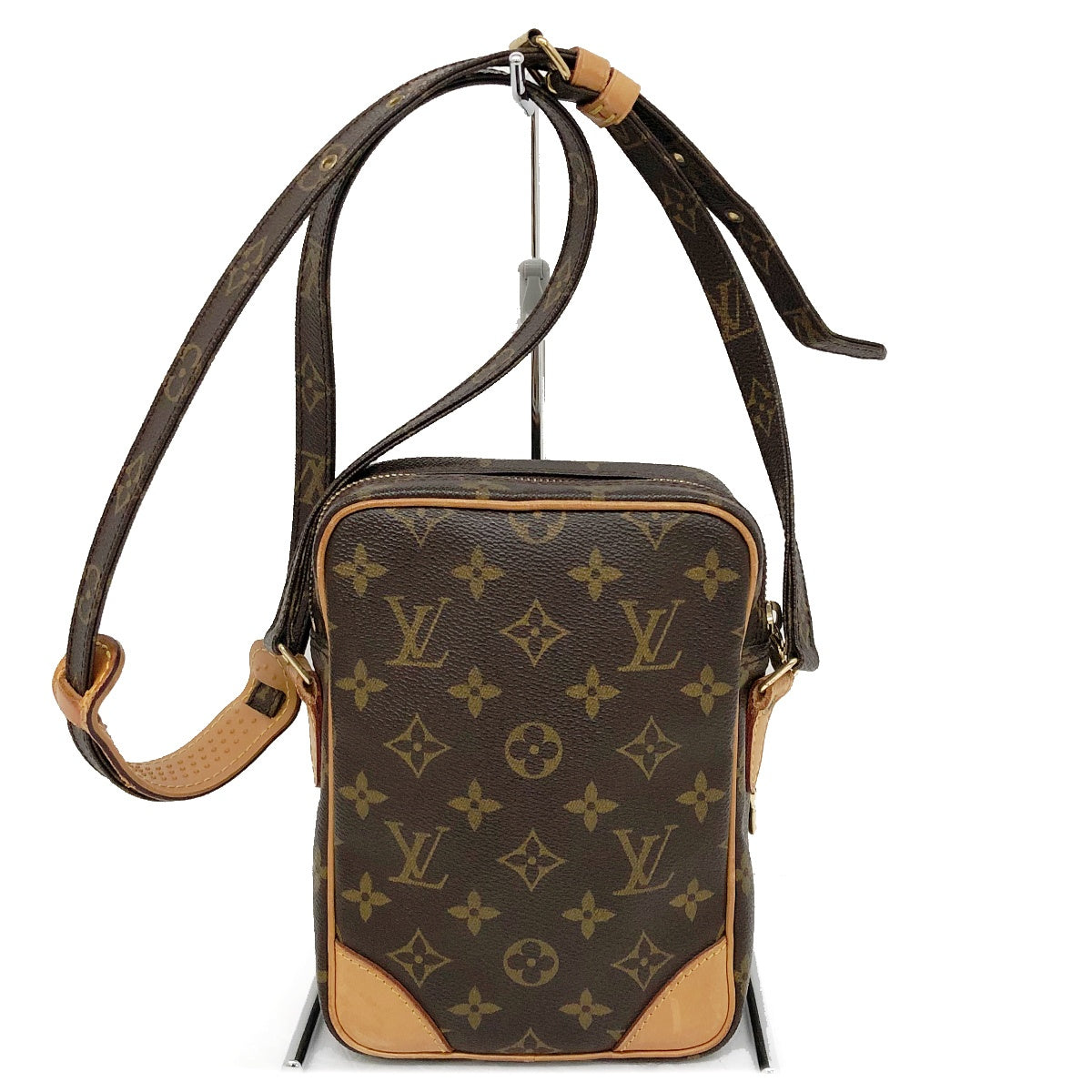 Louis Vuitton M45236 Amazon Monogram Shoulder Bag/Crossbody Bag Brown Women's