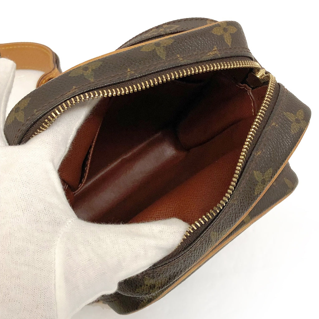 Louis Vuitton M45236 Amazon Monogram Shoulder Bag/Crossbody Bag Brown Women's