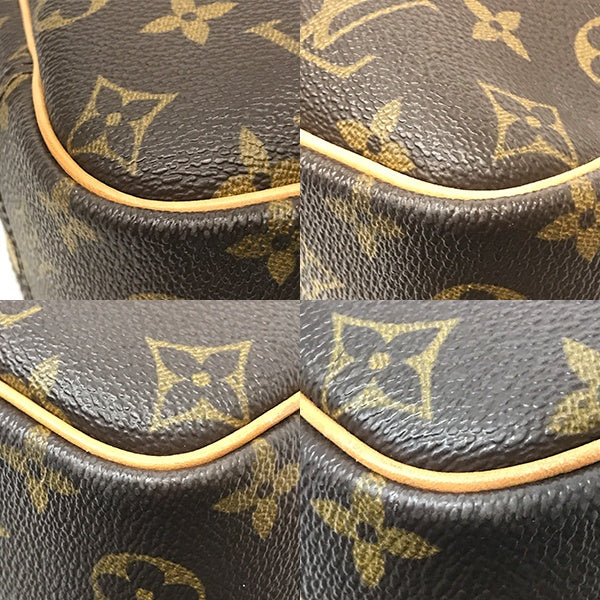 Louis Vuitton M47270/Deauville Handbag Brown Monogram Canvas LV