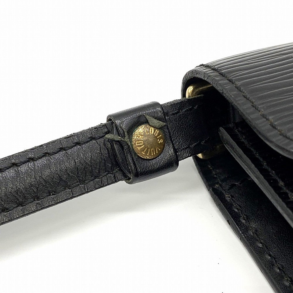 Louis Vuitton Pochette Serie Dragonne Second Bag/Clutch Bag in Epi Leather, Noir Black, M52612