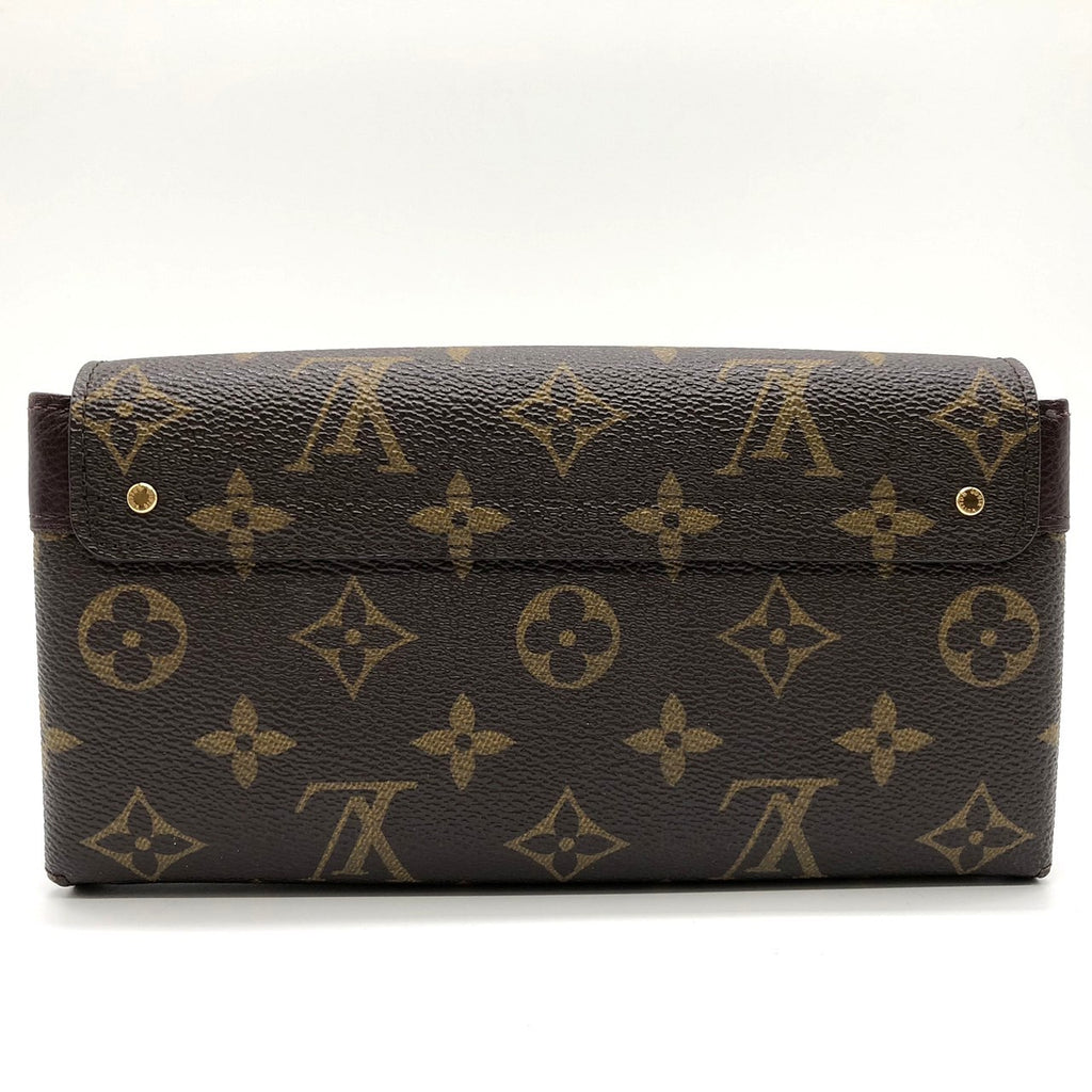Louis Vuitton M60362 Portefeuille Elysee Long Wallet in Brown Monogram Canvas/Leather