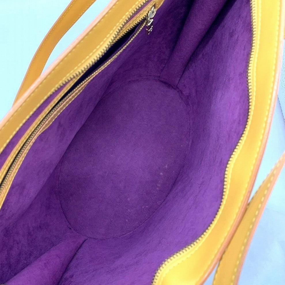 Louis Vuitton Saint Jacques Large Shoulder Bag M52279 Epi Leather Tassili Yellow