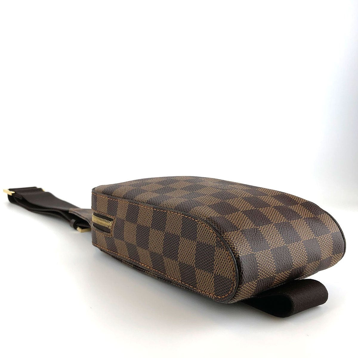 Louis Vuitton N51994 Geronimos Waist Bag, Damier Canvas/Nylon, Brown, Shoulder Bag, Gold Hardware, Unisex