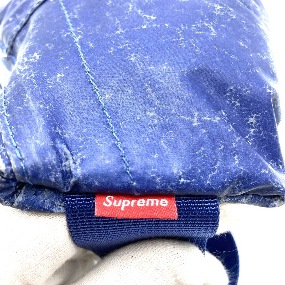 Supreme Waterproof Reflective Waist Bag/Body Bag in Blue with All-Over Print