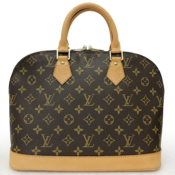 Louis Vuitton M51130/Alma (old) Monogram Handbag in Brown Monogram Canvas