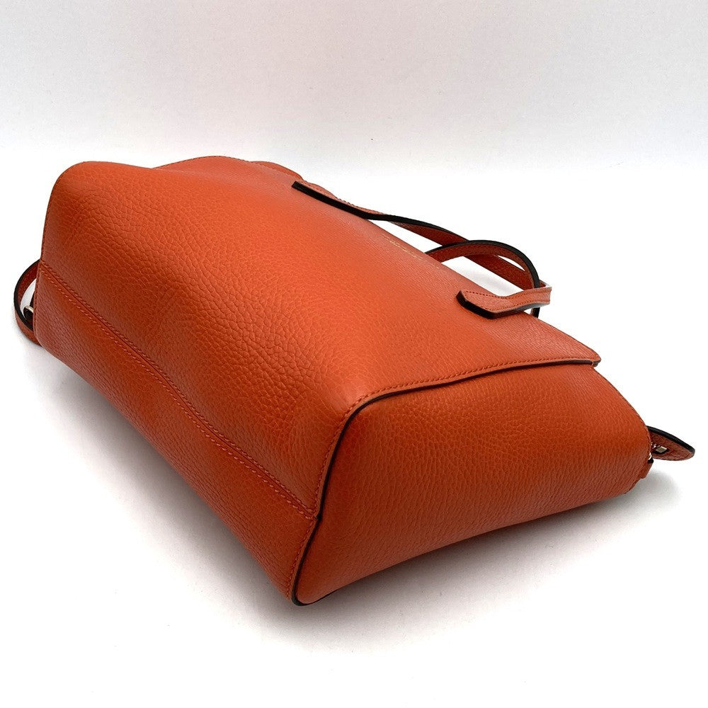 Gucci 368827 Swing Small Handbag/Shoulder Bag 2-Way Orange Leather