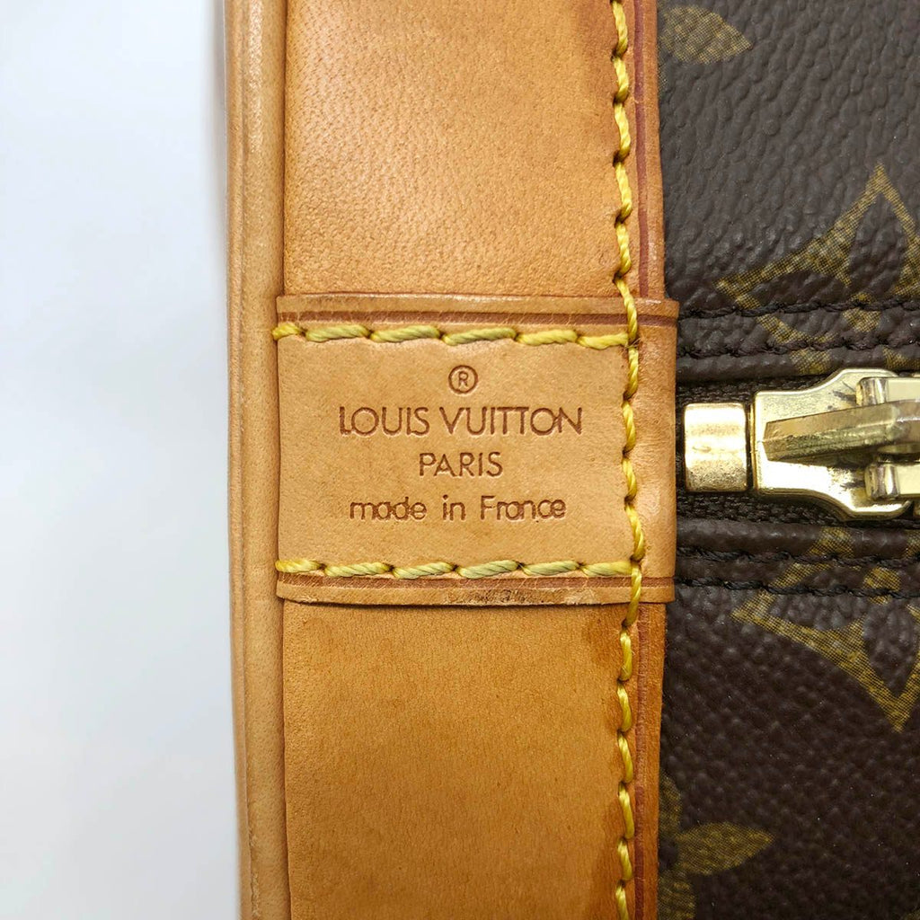 Louis Vuitton M51130 Alma Handbag Monogram Canvas Brown