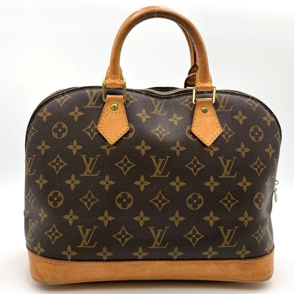 Louis Vuitton M51130 Alma Handbag Monogram Canvas Brown