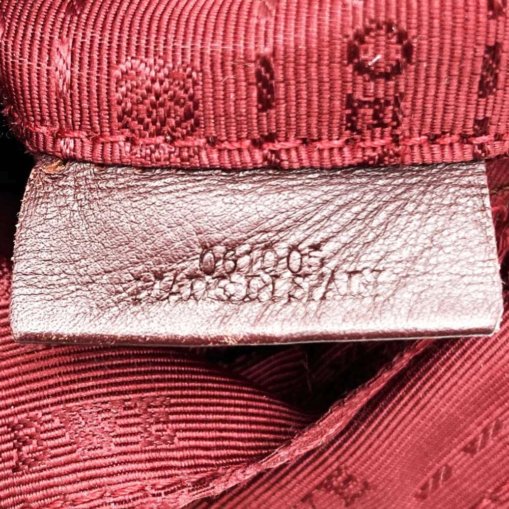 LOEWE Slim Shoulder Bag Heritage Leather Red 061005