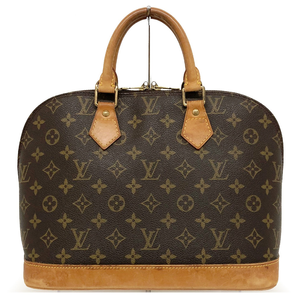 Louis Vuitton Alma (old) Monogram Handbag, Brown PVC/Leather, M51130