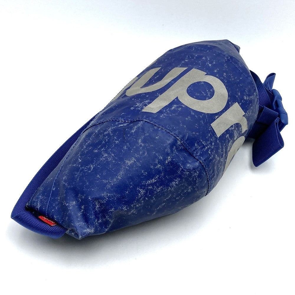 Supreme Waterproof Reflective Waist Bag/Body Bag in Blue with All-Over Print