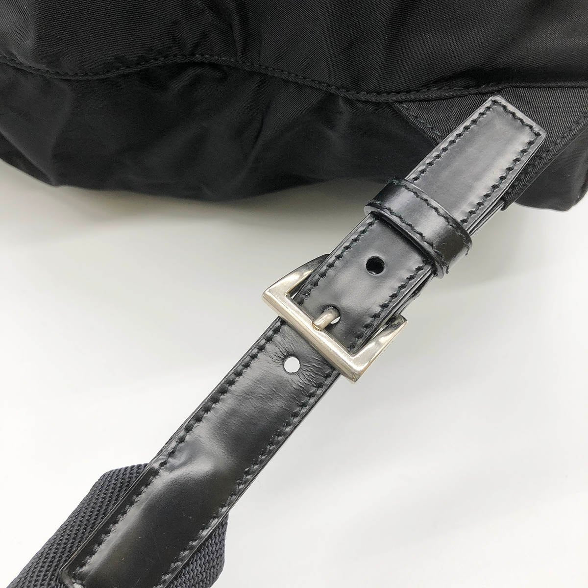 Prada backpack in nylon, black, unisex.