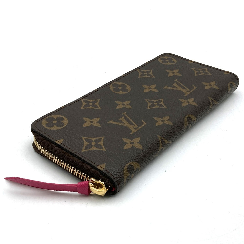 Louis Vuitton Portefeuille Clemence M60742 Long Wallet in Monogram Canvas, Brown