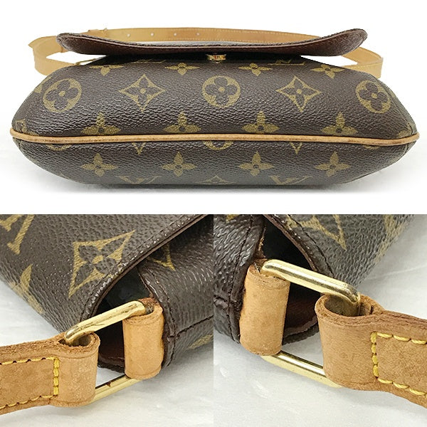 Louis Vuitton M51258/Musette Salsa Short Monogram Shoulder Bag in Brown Monogram Canvas