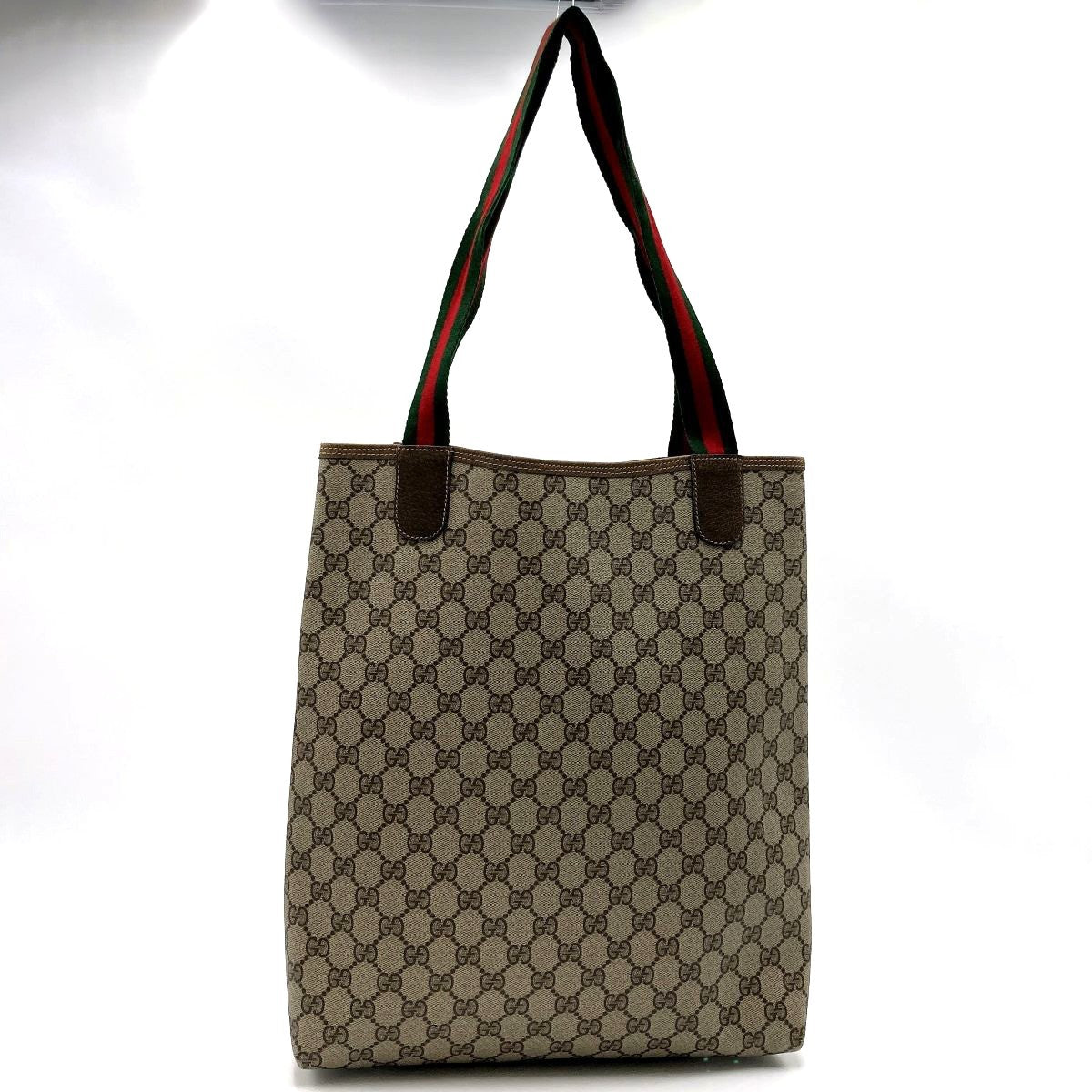 Gucci Old Gucci 39 02 003 Sherry Line Tote Bag GG Supreme Brown