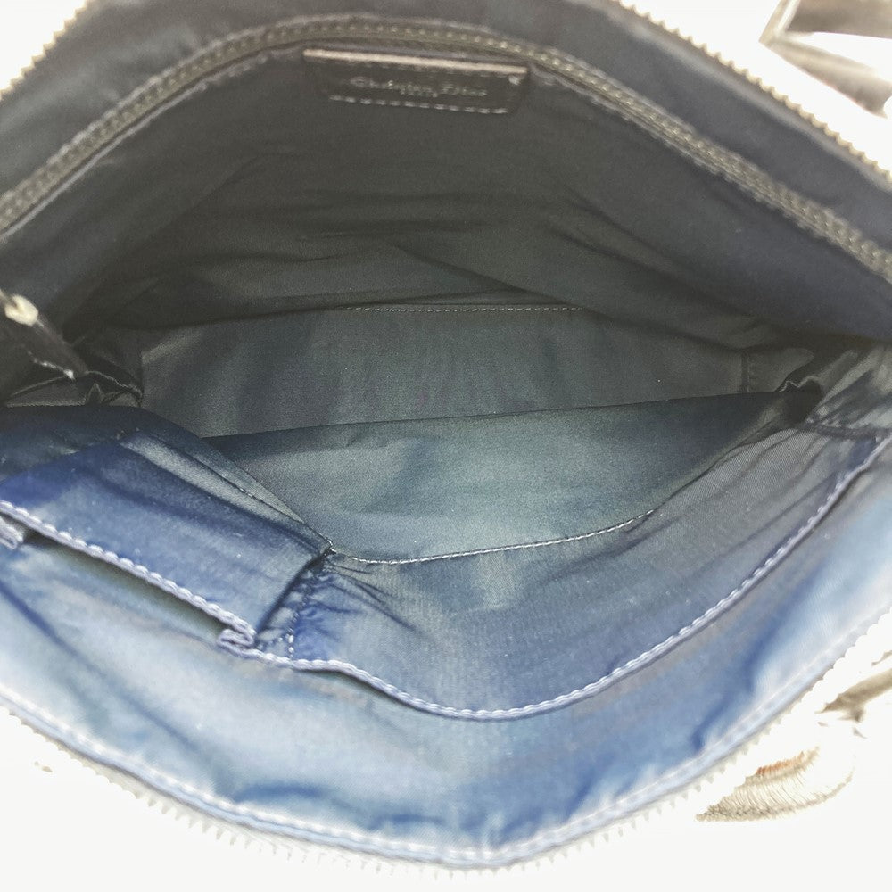 Dior Trotter Flight Line Tote Bag in Navy/Orange Canvas and Leather