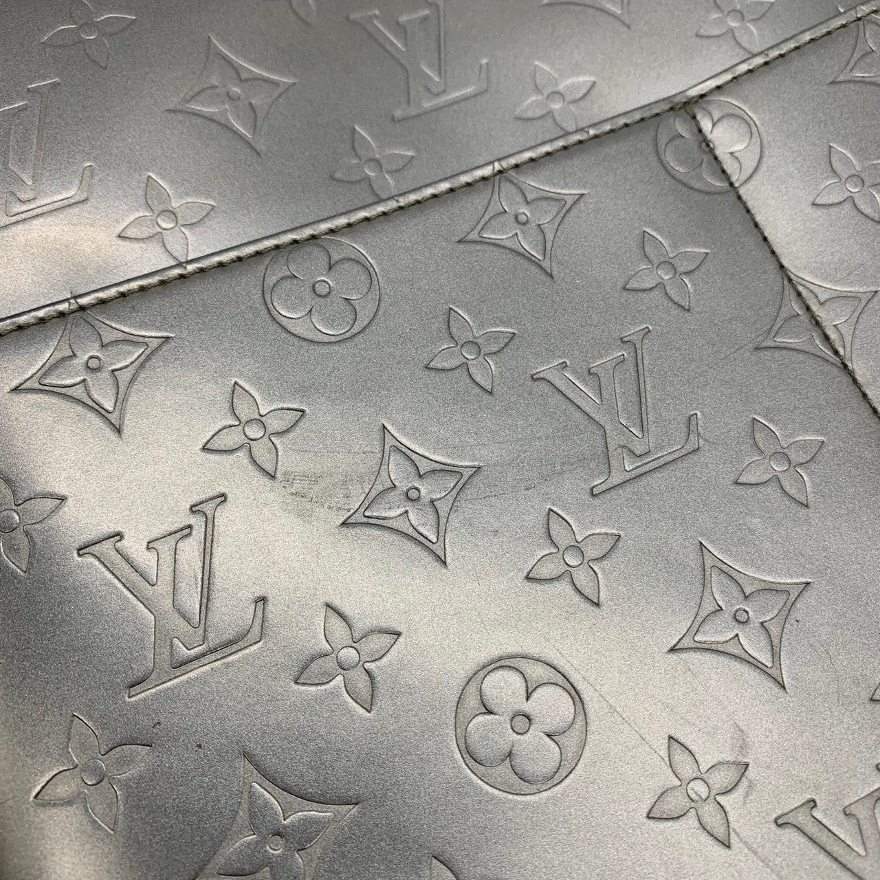 Louis Vuitton Sutter M55165 Shoulder Bag in Grey Monogram Matte