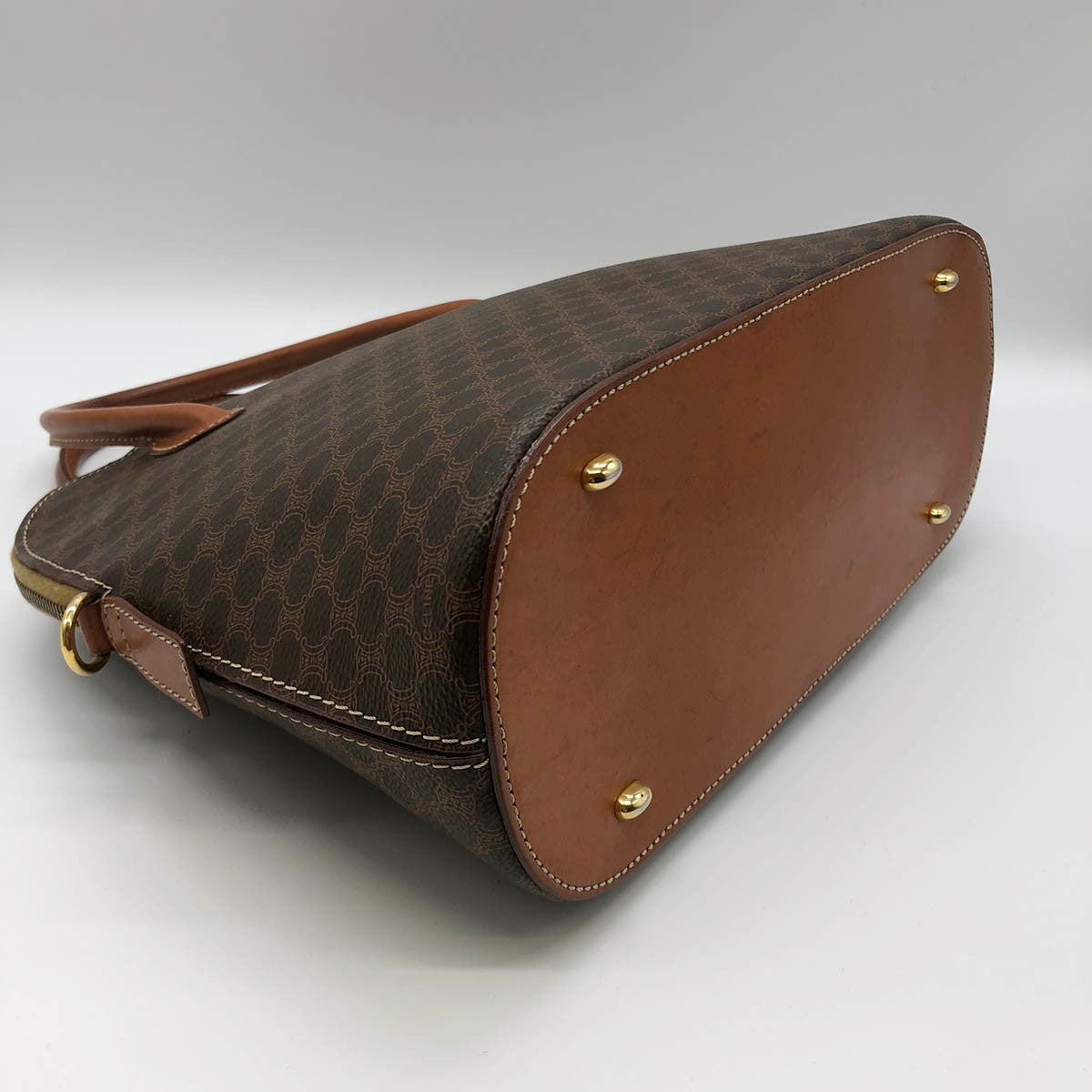 Celine M94 Handbag in Brown Macadam PVC