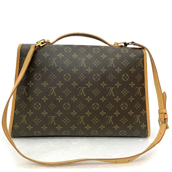 Louis Vuitton M51121 Beverly Monogram Handbag in Brown Monogram Canvas