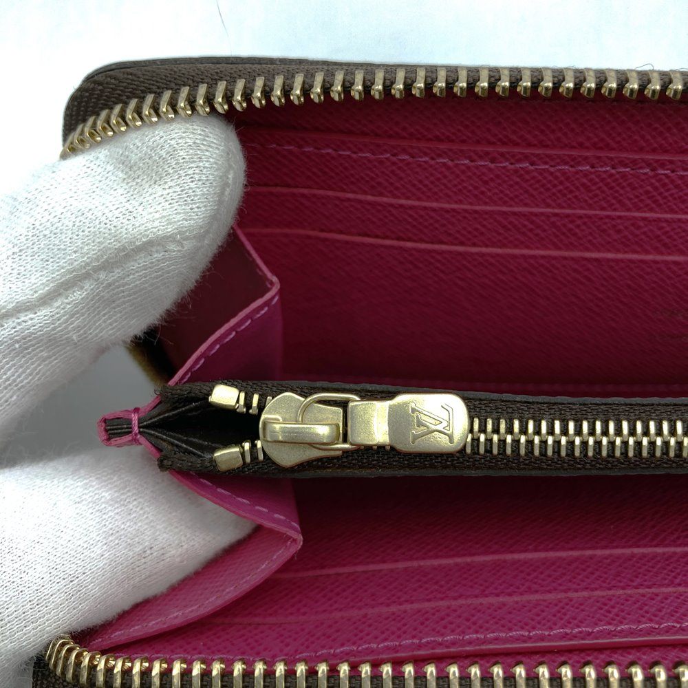Louis Vuitton Portefeuille Clemence M60742 Long Wallet in Monogram Canvas, Brown
