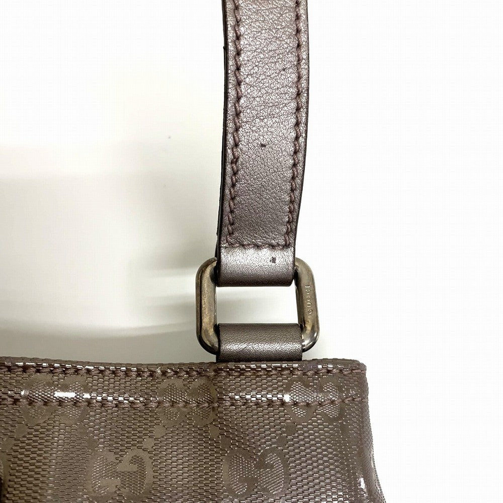 Gucci 201538 Crossbody Shoulder Bag/Body Bag GG Imprime Metallic Pink/Brown
