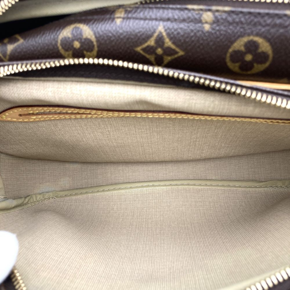 Louis Vuitton Reporter PM Shoulder Bag in Monogram Canvas and PVC in Brown, M45254